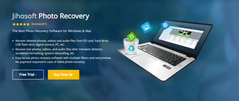 Phần mềm Jihosoft Photo Recovery